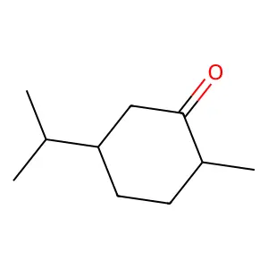 Cyclohexanone, 2-methyl-5-(1-methylethyl)- structure