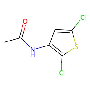 N-(2,5-dichloro-3-thienyl)acetamide structure