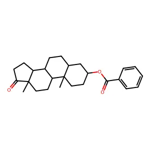 Androsterone 3-benzoate structure