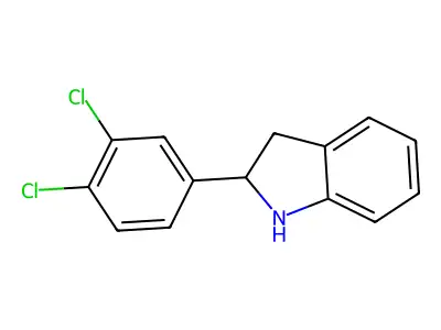 2-(3,4-Dichlorophenyl)indoline structure