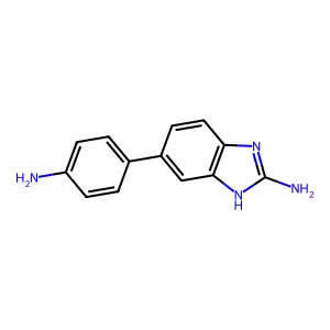 1H-Benzimidazol-2-amine, 5-(4-aminophenyl)- structure