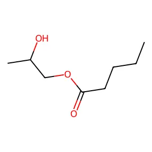 2-Hydroxypropyl valerate structure