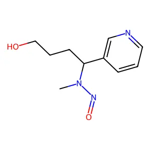 4-(Methylnitrosoamino)-4-(3-pyridyl)-1-butanol structure