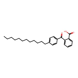 Benzoic acid, 2-(4-dodecylbenzoyl)- structure