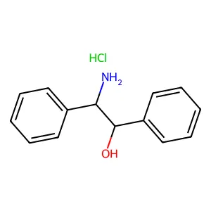 BENZYL ALCOHOL, alpha-(alpha-AMINOBENZYL)-, HYDROCHLORIDE structure