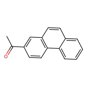 Methyl 2-phenanthryl ketone structure