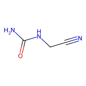 (Cyanomethyl)urea structure