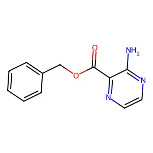 Benzyl 3-aminopyrazinecarboxylate structure