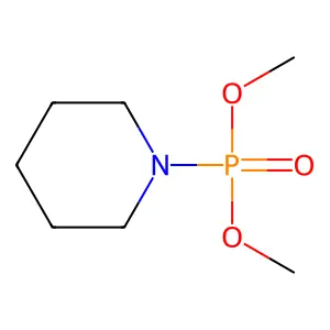 Phosphonic acid, piperidino-, dimethyl ester structure