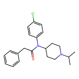 Lorcainide structure