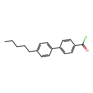 [1,1'-Biphenyl]-4-carbonyl chloride, 4'-pentyl- structure