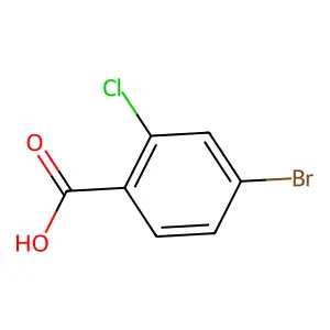 4-Bromo-2-chlorobenzoic acid structure
