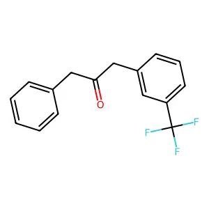 2-Propanone, 1-phenyl-3-(3-(trifluoromethyl)phenyl)- structure