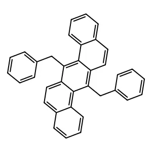 DIBENZ(a,h)ANTHRACENE, 7,14-DIBENZYL- structure