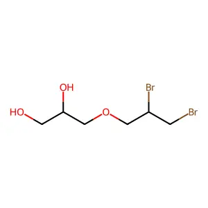3-(2,3-Dibromopropoxy)propane-1,2-diol structure