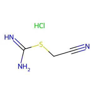 Carbamimidothioic acid, cyanomethyl ester, hydrochloride (1:1) structure