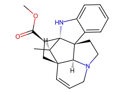 Methyl 6,7-didehydro-2,20-cycloaspidospermidine-3-carboxylate structure