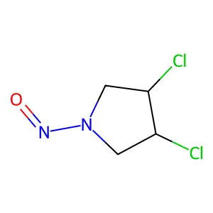3,4-Dichloro-N-nitrosopyrrolidine structure