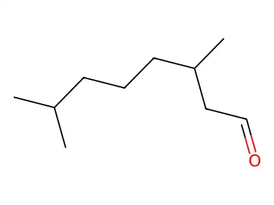 3,7-Dimethyloctanal structure