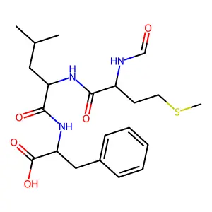 N-Formylmethionine Leucyl-Phenylalanine structure