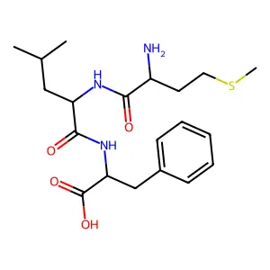 Met-Leu-Phe acetate salt structure