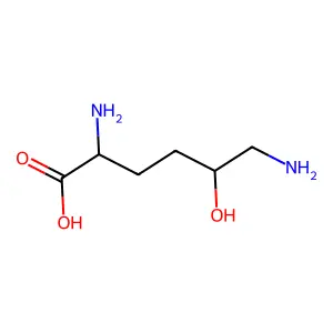 DL-5-Hydroxylysine structure