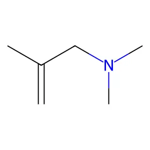N,N,2-Trimethylpropenylamine structure
