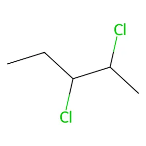 2,3-Dichloropentane structure