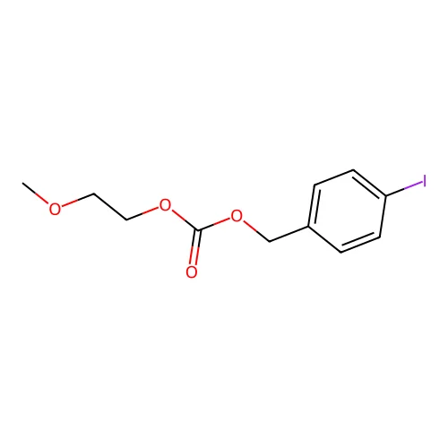 (4-Iodophenyl)methyl 2-methoxyethyl carbonate structure