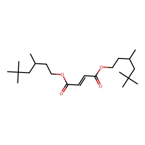 Bis(3,5,5-trimethylhexyl) maleate structure