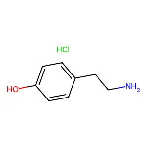 Tyramine hydrochloride structure