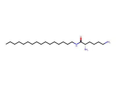 Capramide, 2,6-diamino-n-hexadecyl- structure