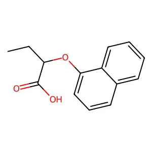 (S)-2-(Naphthalen-1-yloxy)butanoic acid structure