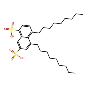 Naphthalenedisulfonic acid, dinonyl- structure