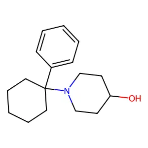 1-(1-Phenylcyclohexyl)-4-hydroxypiperidine structure