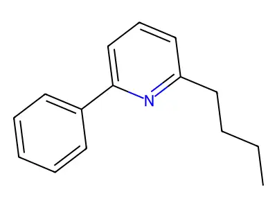 2-Butyl-6-phenylpyridine structure