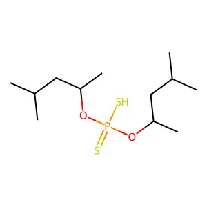O,O-DI(1,3-Dimethylbutyl)dithiophosphate structure
