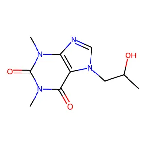 Proxyphylline structure