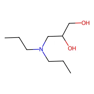 3-(Dipropylamino)propane-1,2-diol structure