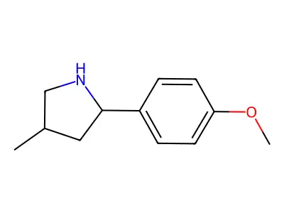 2-(4-Methoxyphenyl)-4-methylpyrrolidine structure