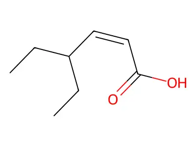 4-Ethylhexenoic acid structure