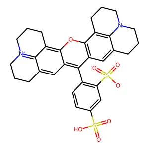 Sulforhodamine 101 structure