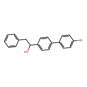 4'-Bromo-alpha-(phenylmethyl)[1,1'-biphenyl]-4-methanol structure