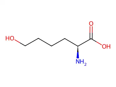 epsilon-Hydroxynorleucine structure