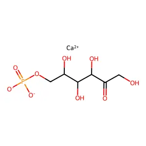 Fructose 6-(calcium phosphate) structure