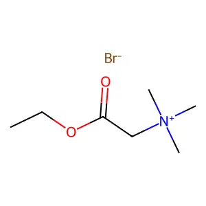 2-Ethoxy-N,N,N-trimethyl-2-oxoethan-1-aminium bromide structure