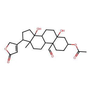 Acetylstrophanthidin structure