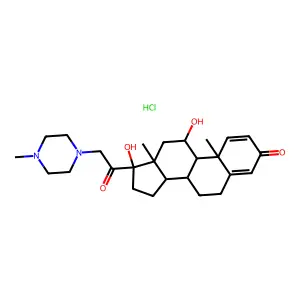 Mazipredone hydrochloride structure
