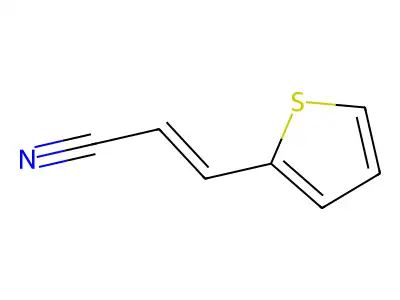 3-(2-Thienyl)-2-propenenitrile structure
