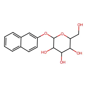 2-Naphthalenyl beta-D-glucopyranoside structure